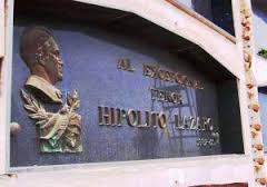 tumba de Hipólito Lázaro